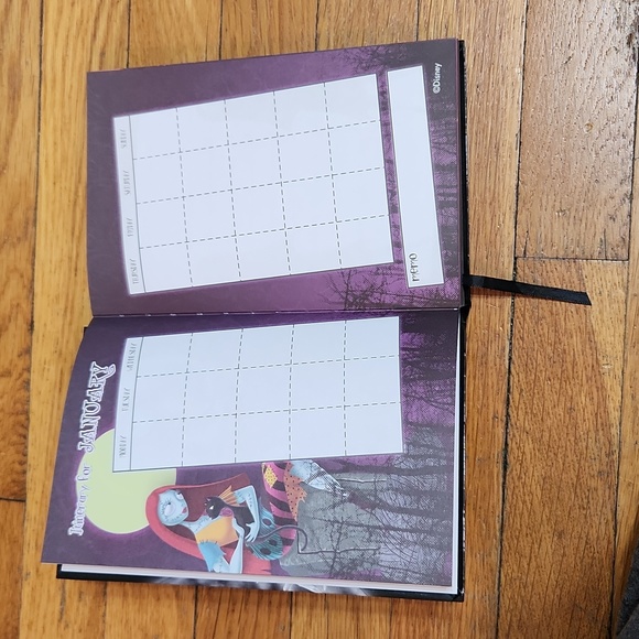 Nightmare Before Christmas Jack Skellington Undated Calender Notebook. - Picture 3 of 16